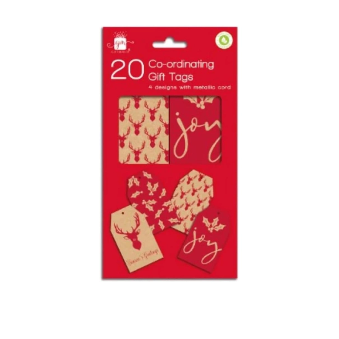 20 CO ORDINATING GIFT TAGS META