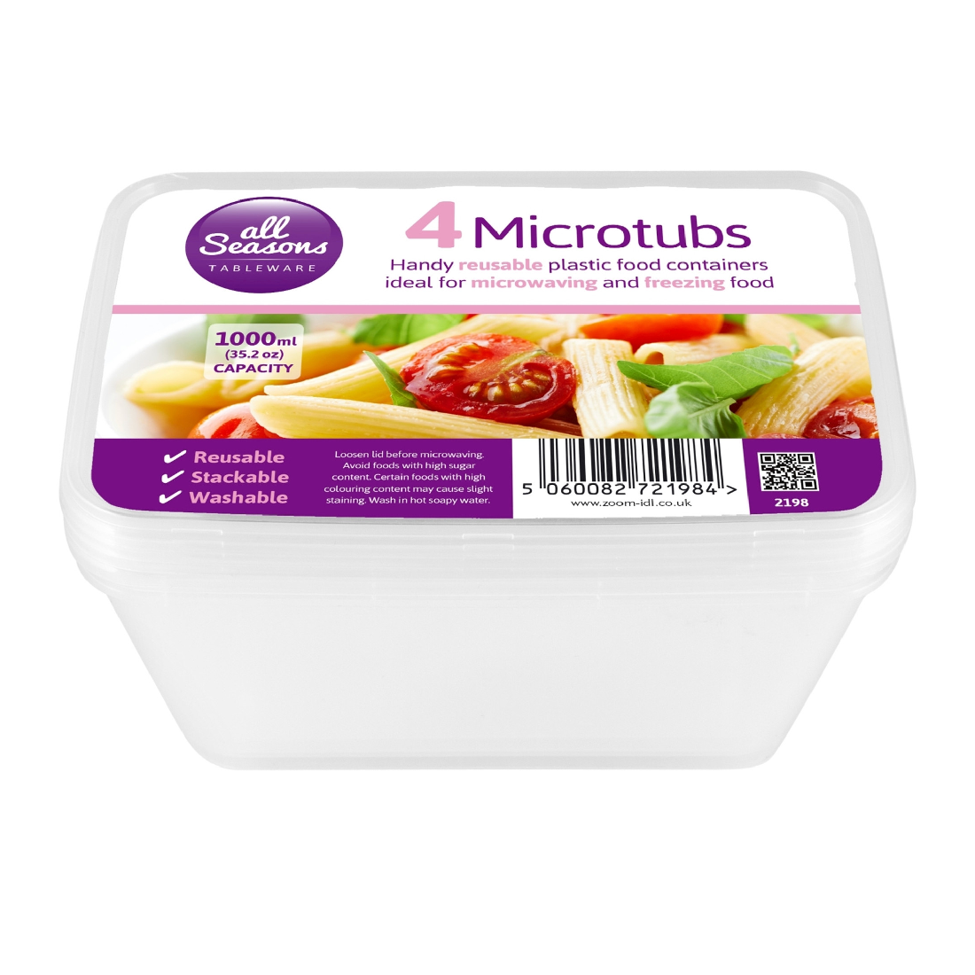 4 MICROTUBS 1000ML