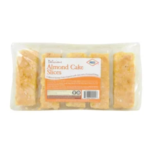 5 ALMOND CAKE SLICES WITH JAM