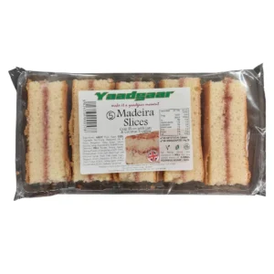 5 MADEIRA CAKE SLICES WITH JAM