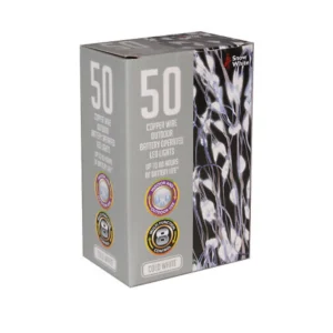 50 SNOW WHITE WITH CLEAR CABLE