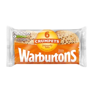 6 CRUMPETS WARBURTONS